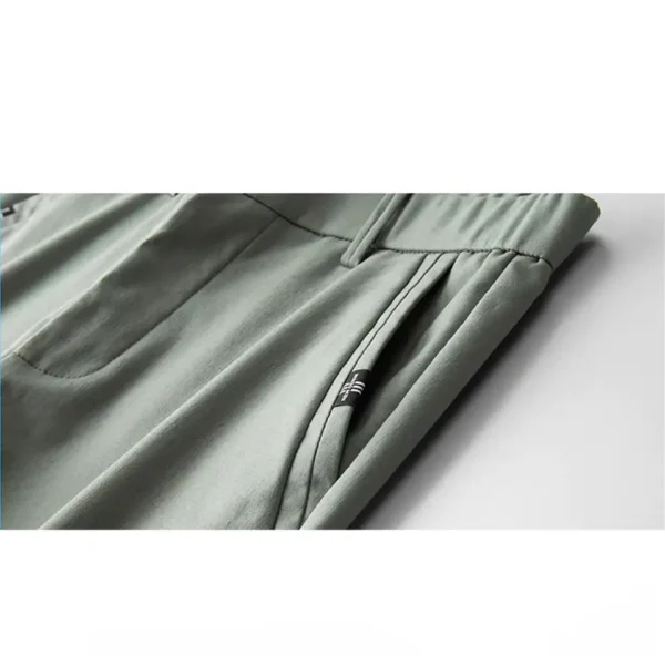 Casual Slim Fit Elastic Waist Business Classic Trousers